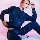 All Smiles Luna Cozy Sweatpant- Vintage Black