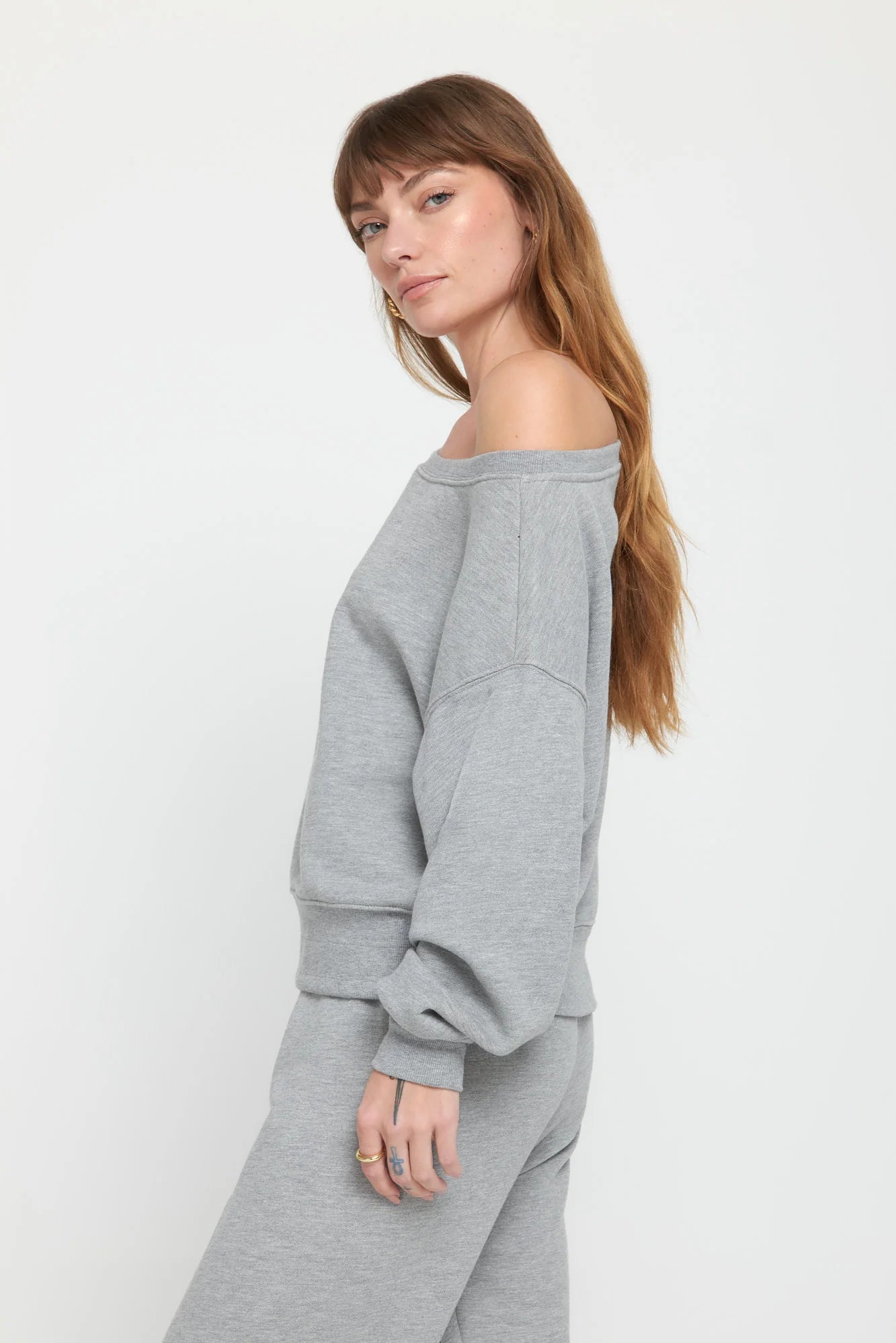 La Vida Off Shoulder- Heather Ash