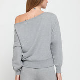 La Vida Off Shoulder- Heather Ash