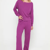 Joy Straight Leg Pant- Eclectic Amethyst