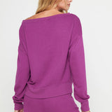 La Vida Off Shoulder- Electric Amethyst