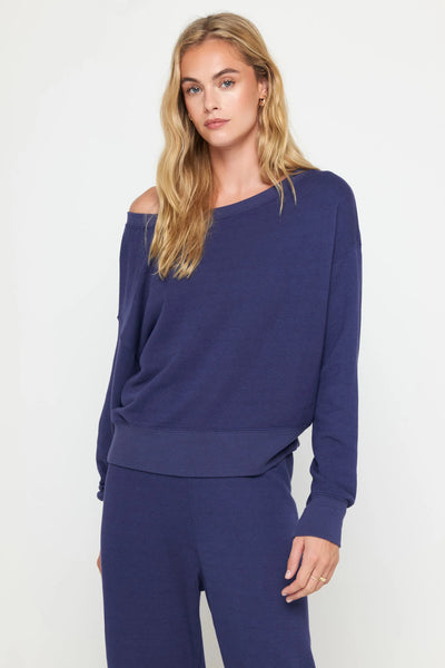 La Vida Off Shoulder- Indigo