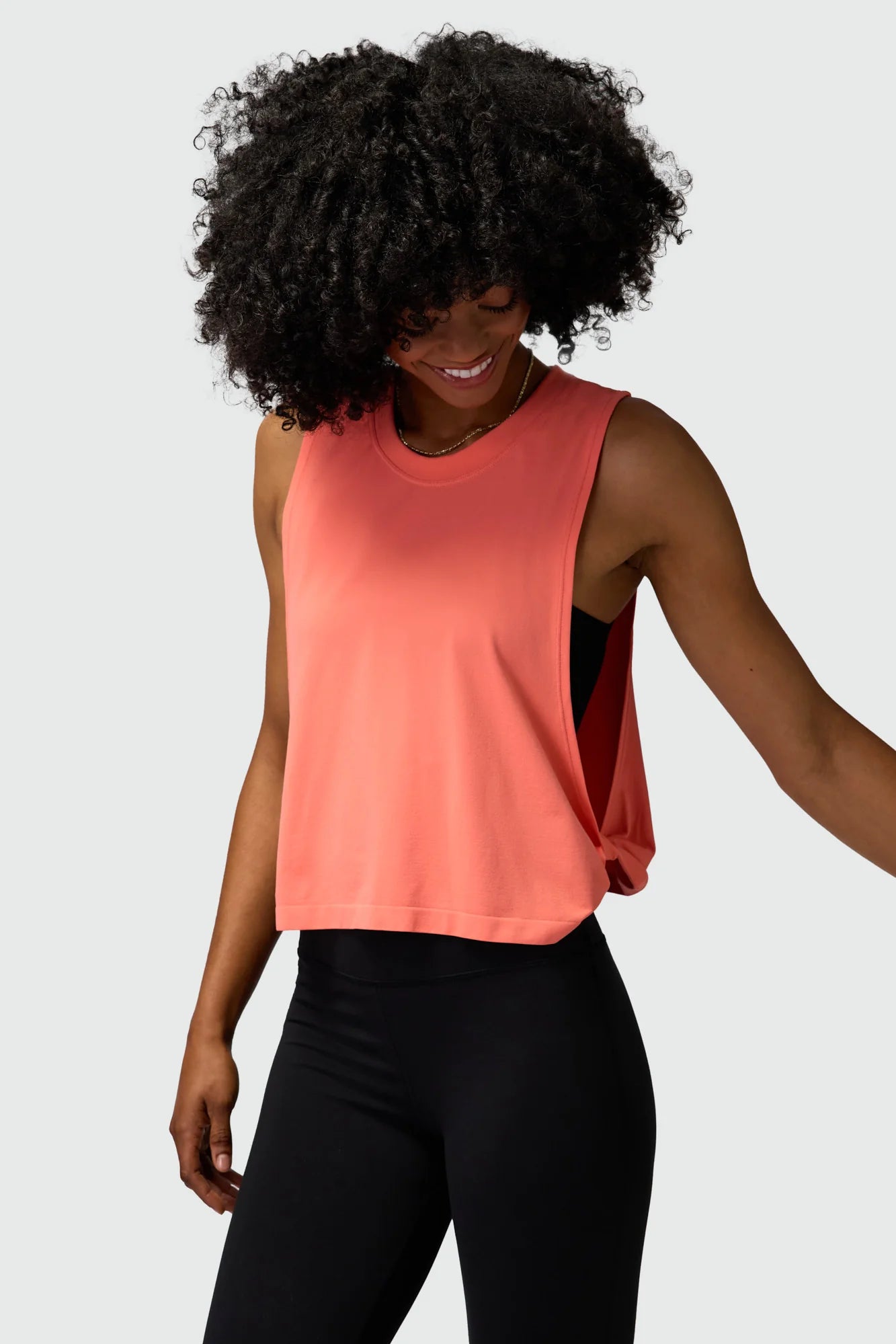 Drifter Seamless Tank - Flamingo