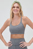 Vibra Tech Heather Racer Back Bra