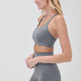 Vibra Tech Heather Racer Back Bra