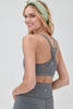 Vibra Tech Heather Racer Back Bra