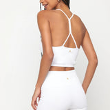 Bryn Seamless Crop Tank Solid - Bright White