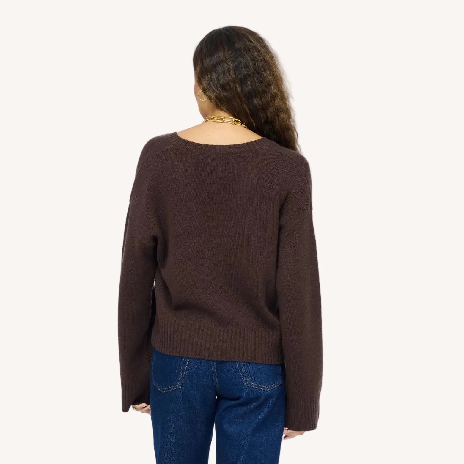 Saturday Cashmere Sweater - Cocoa