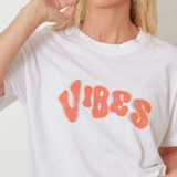Vibes Brice Tee- White