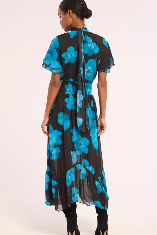 Kaye Chiffon Top - Celestial Blue