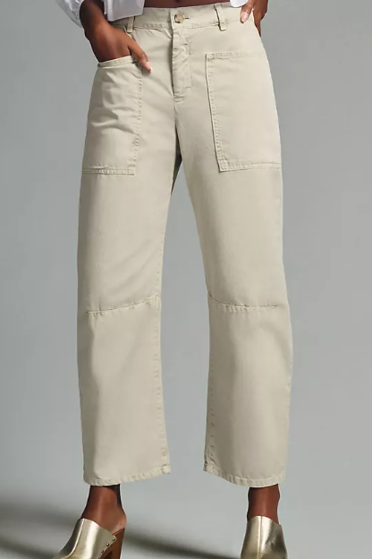 Brylie Sanded Twill Pant - Shale