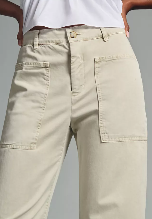 Brylie Sanded Twill Pant - Shale