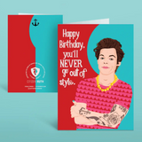 Harry Styles Birthday Card