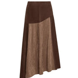 Lenore Skirt - Faux Suede Mix