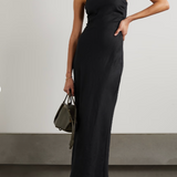 Das Flores Maxi Dress - Black
