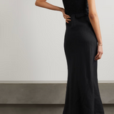 Das Flores Maxi Dress - Black