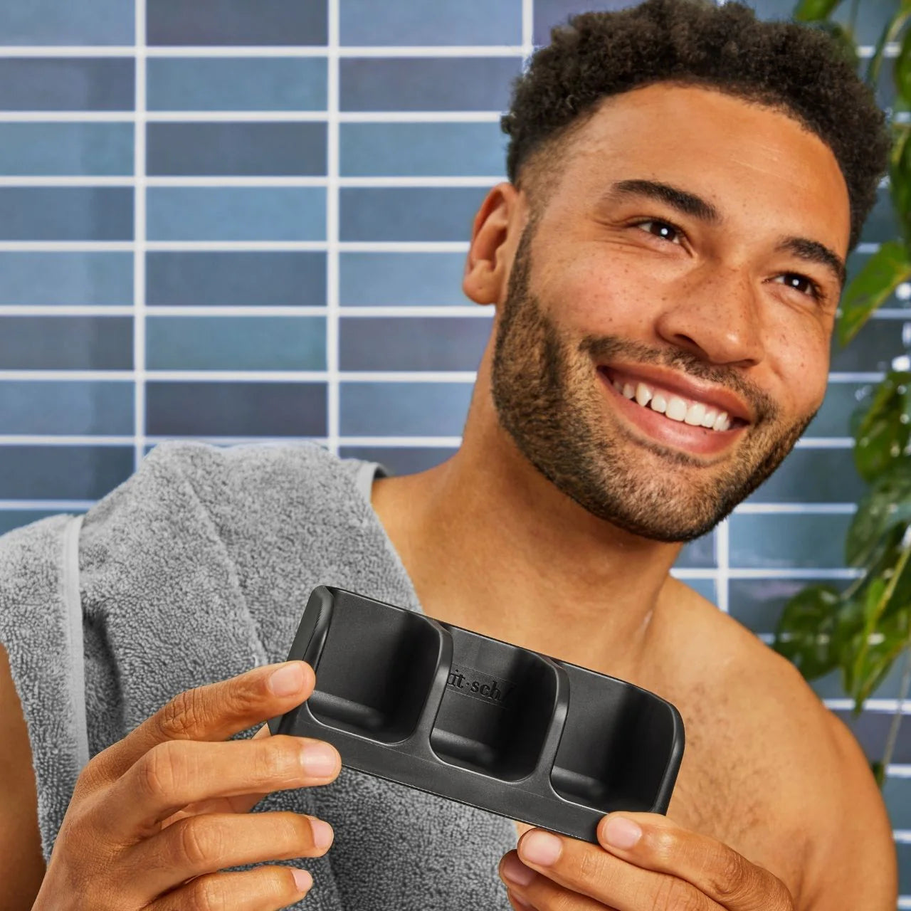 Self Draining Soap Dish - Black
