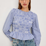 Tabi Shirt - Mariner White Stripe
