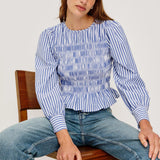 Tabi Shirt - Mariner White Stripe
