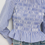 Tabi Shirt - Mariner White Stripe