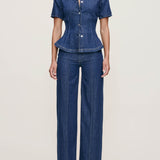 Hepburn Wide Leg - Inkwell