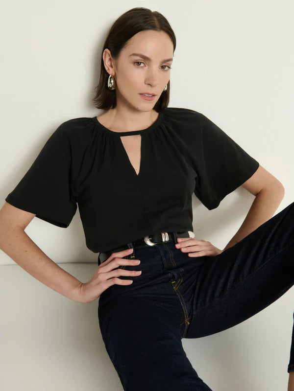 Tracy Keyhole Top - Black