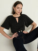 Tracy Keyhole Top - Black