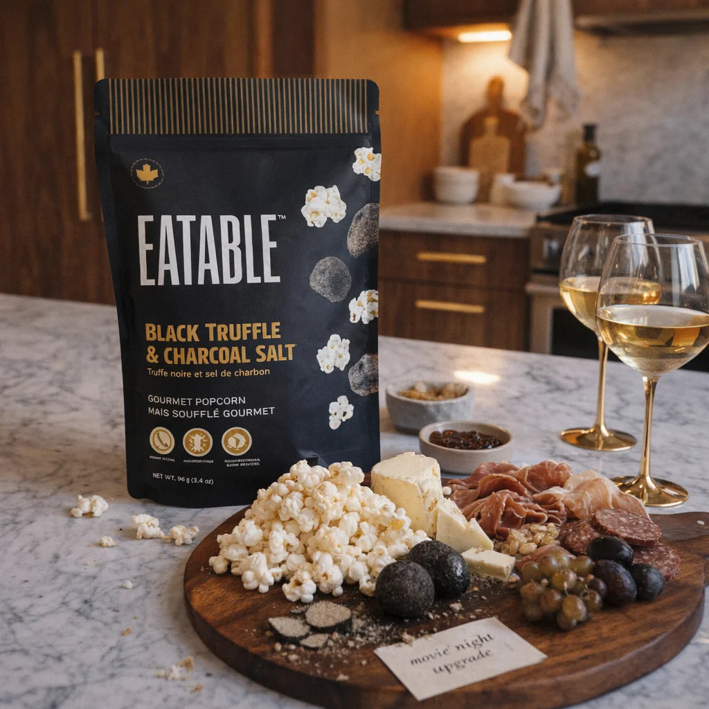 Black Truffle & Charcoal Salt Popcorn  🧂