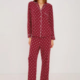 Varra Pajama Set -  Cardinal Polka