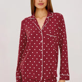 Varra Pajama Set -  Cardinal Polka