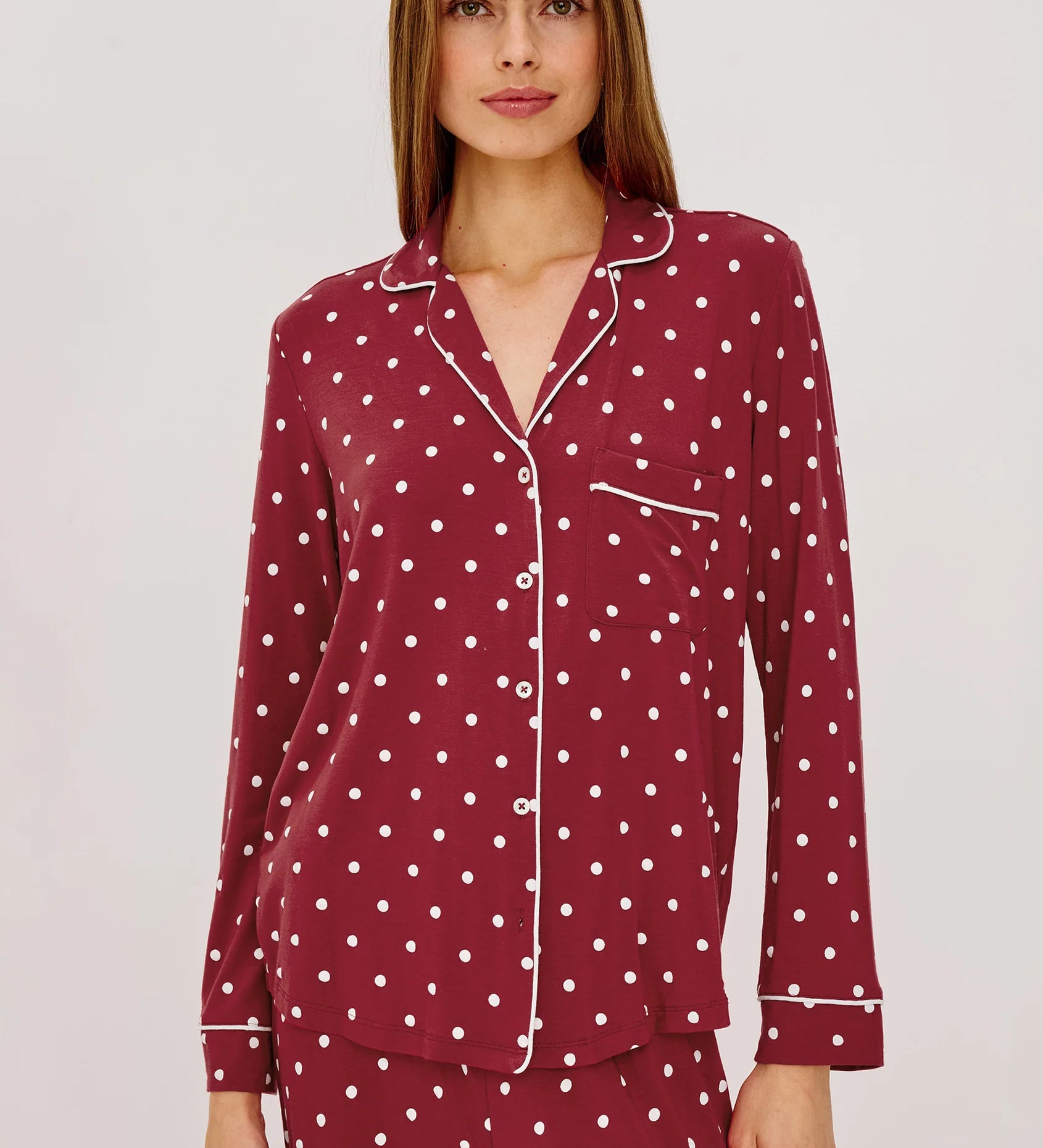 Varra Pajama Set -  Cardinal Polka