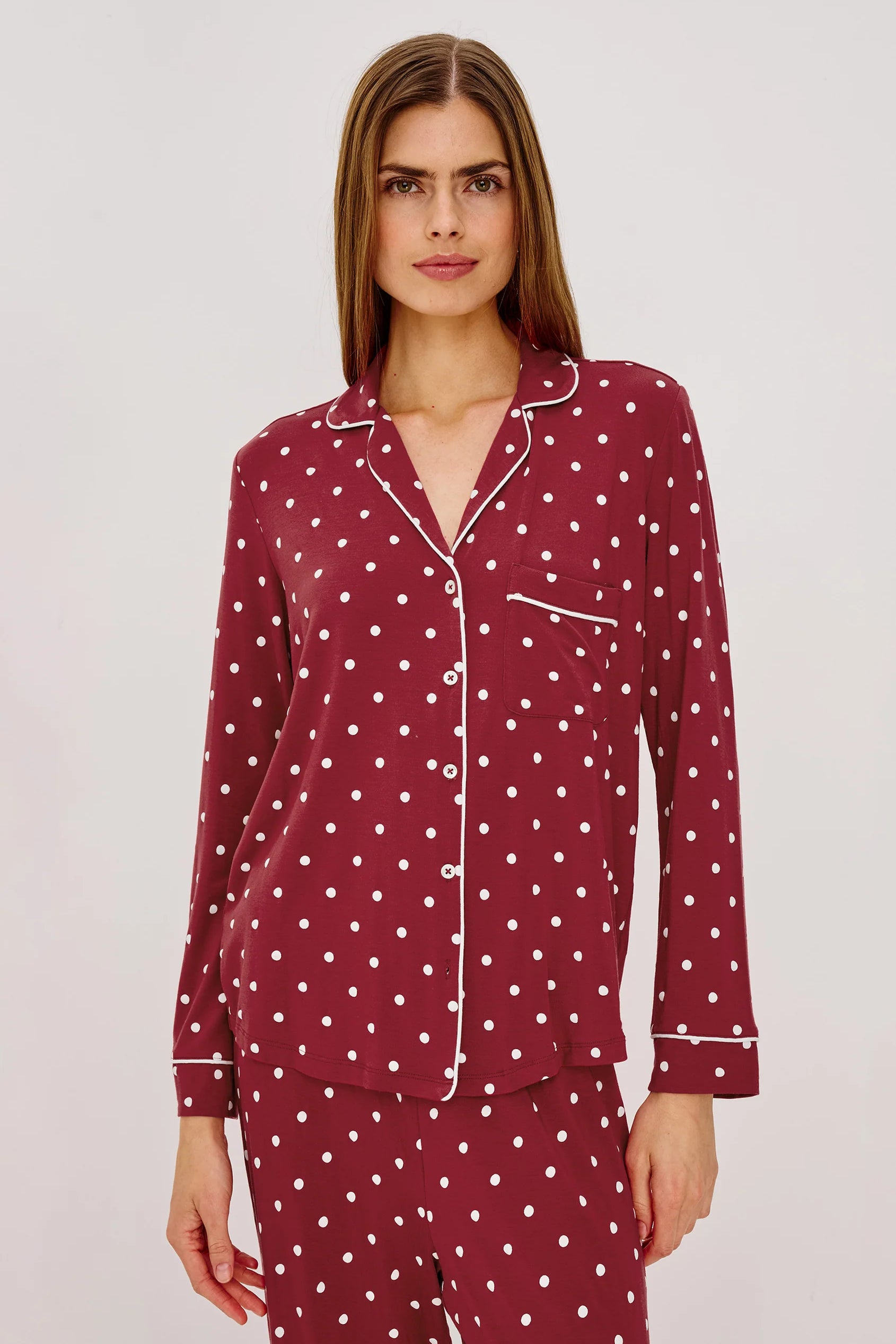 Varra Pajama Set -  Cardinal Polka