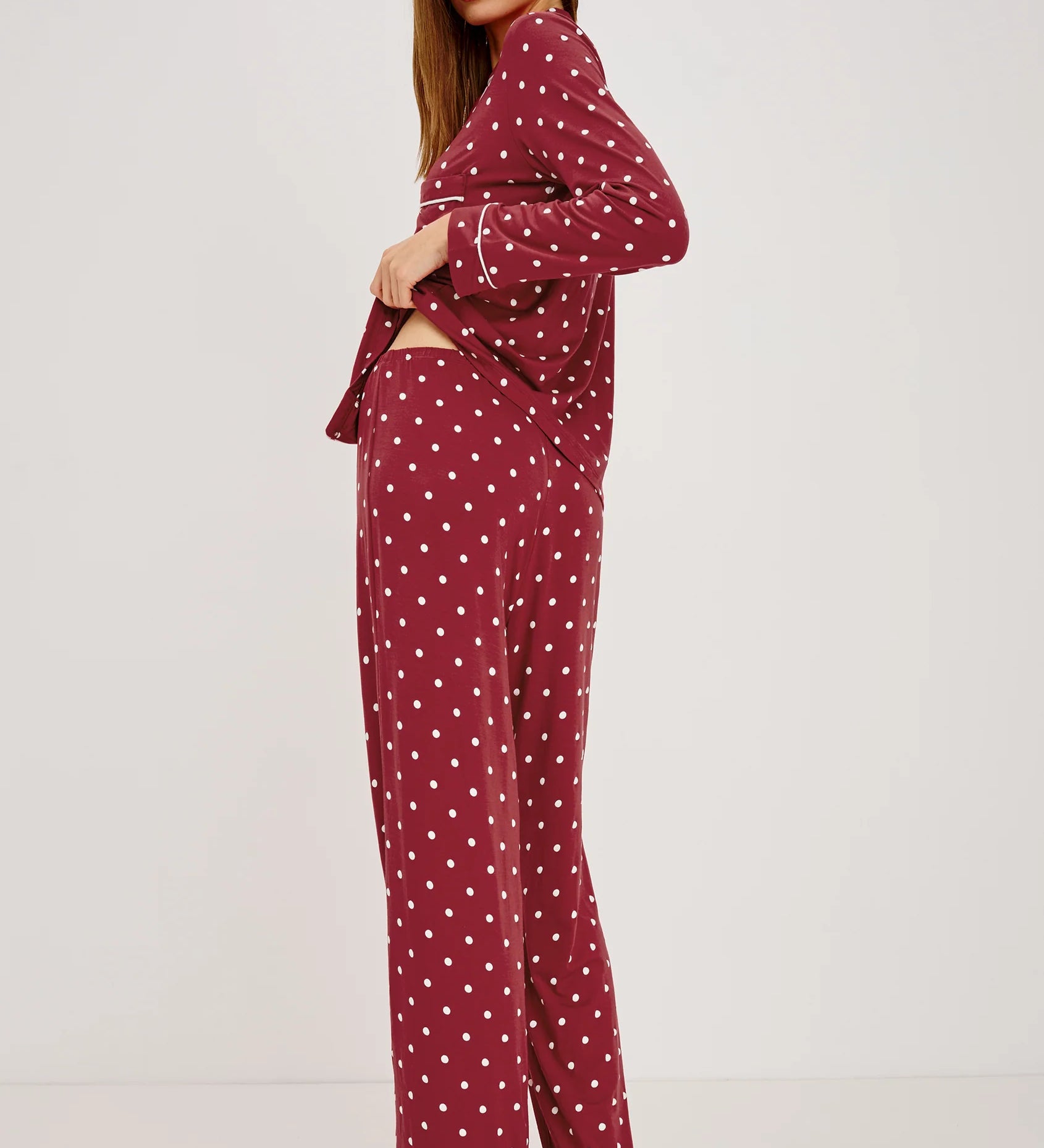 Varra Pajama Set -  Cardinal Polka