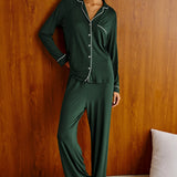 Varra Pajama Set- Evergreen