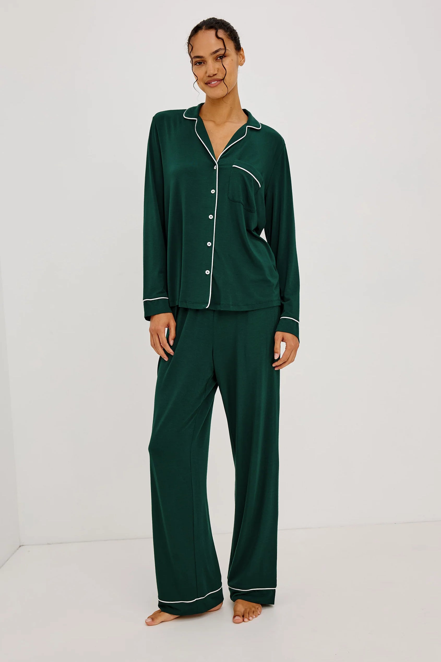 Varra Pajama Set- Evergreen