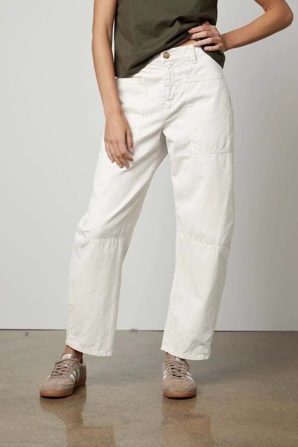 Brylie Sanded Twill Pant - Sleet