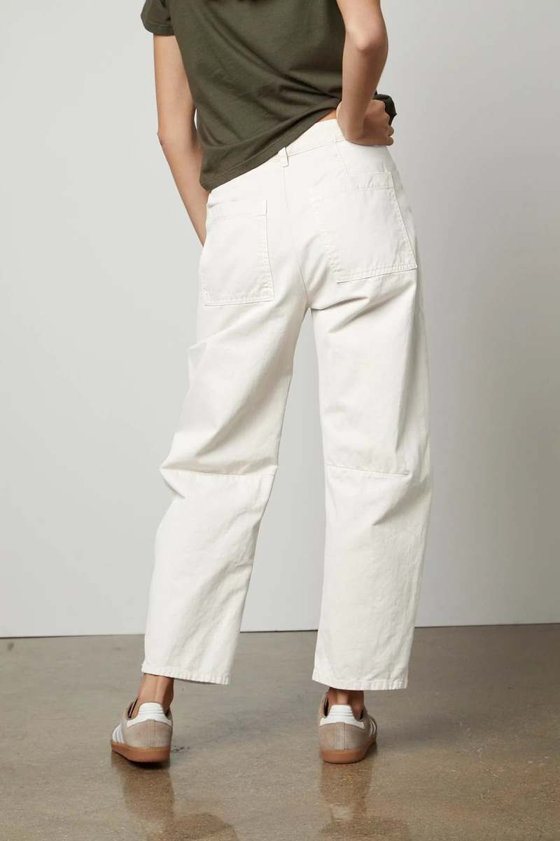 Brylie Sanded Twill Pant - Sleet