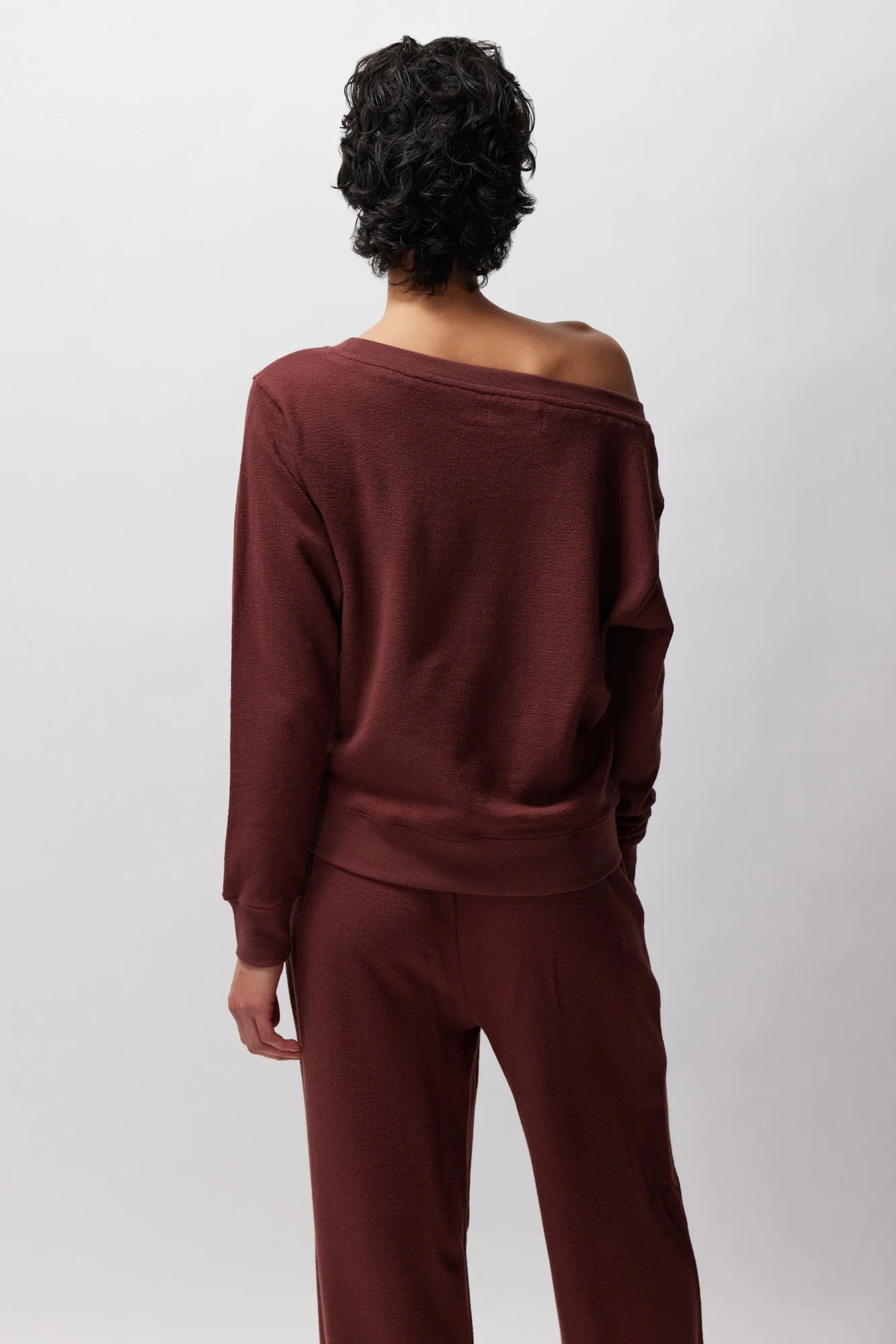 Lofty Slub Rib Vida - Washed Burgundy