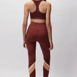 Velo Dream Tech Eco Jersey HW 7/8 Legging - Washed Burgundy