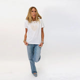Suke Imperfect Heart Tee - White/Vanilla