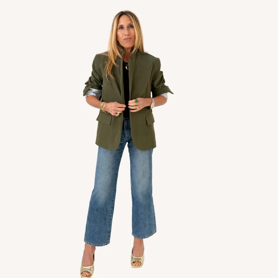 Workday Love Blazer - Army Green