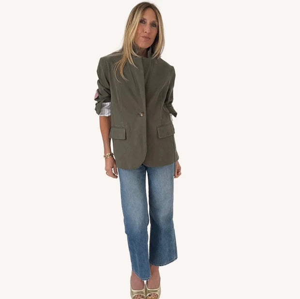 Workday Love Blazer - Army Green