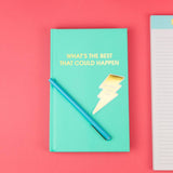 What's The Best That Could Happen Journal - Aqua