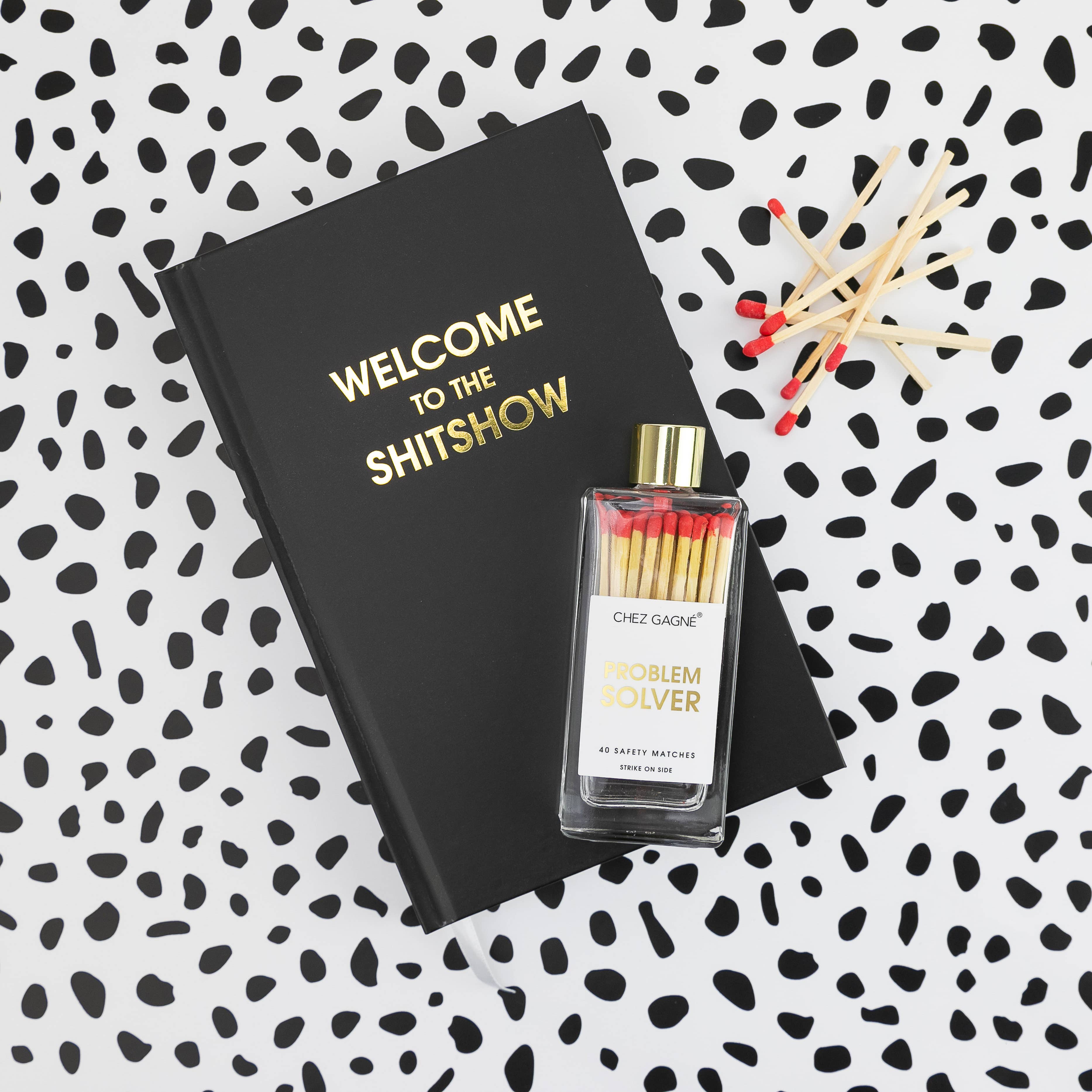 Welcome To The Shitshow Journal - Classic Black