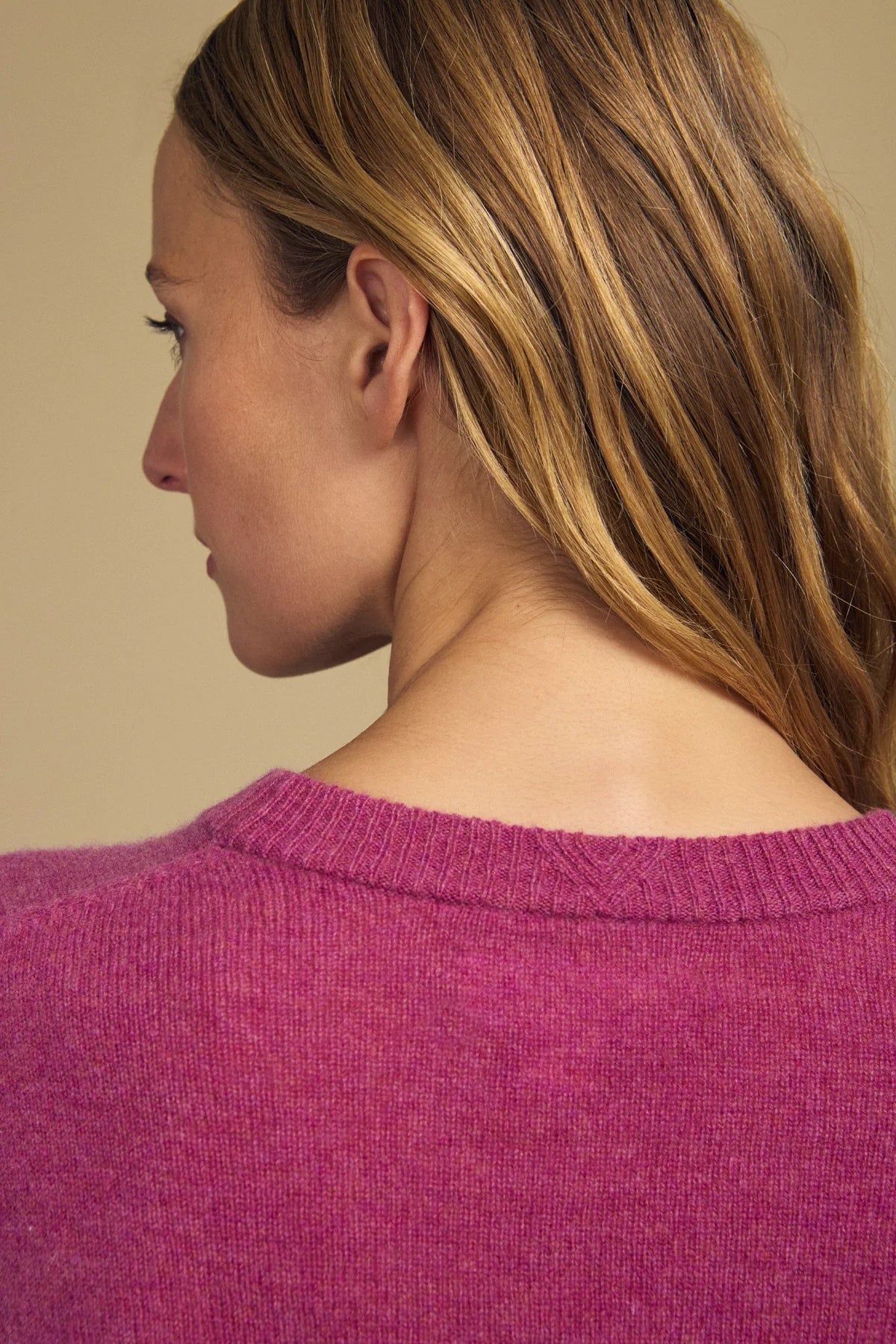 Alba Cashmere Sweater - Violet