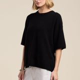 Amaya Cashmere Sweater - Black