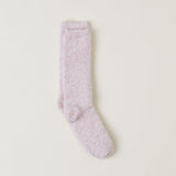 Heathered Socks - Dusty Rose/White