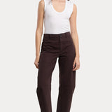Brylie Sanded Twill Pant - Mole