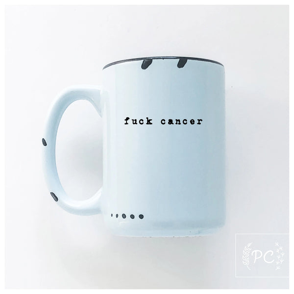 F*ck Cancer Mug - Blue