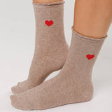 Red Heart Earth Socks - Taupe